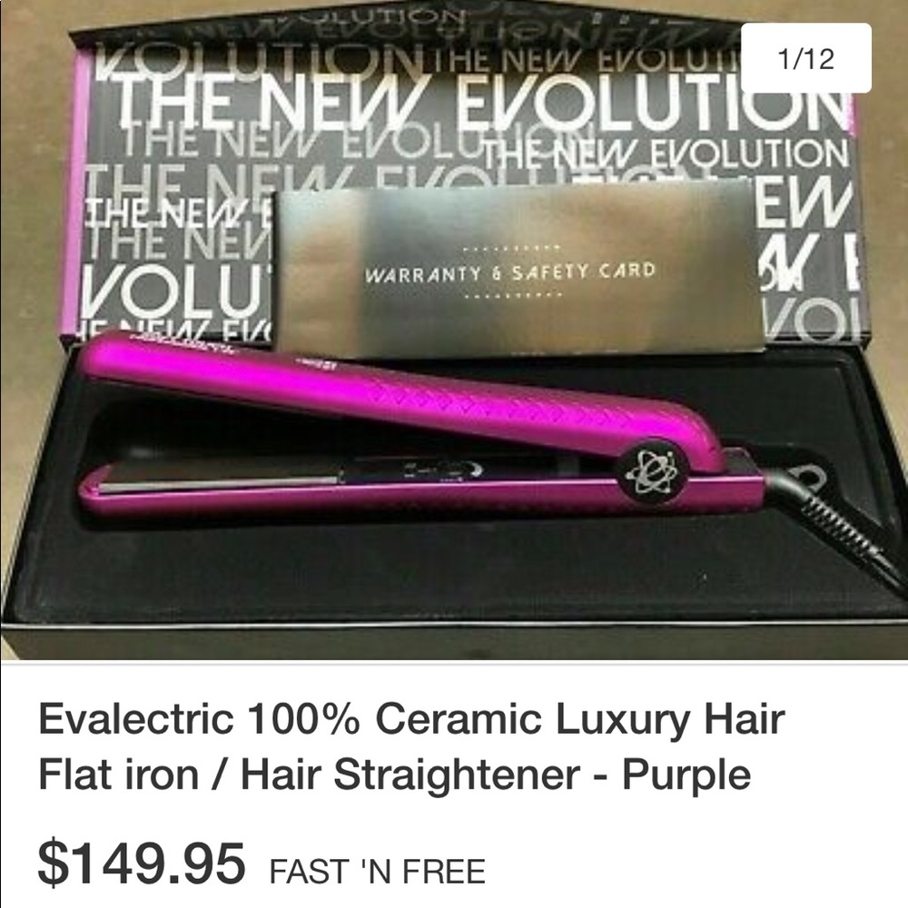 EVALETRIC PROFESSIONAL STRAIGHTENING CERAMIC IRON